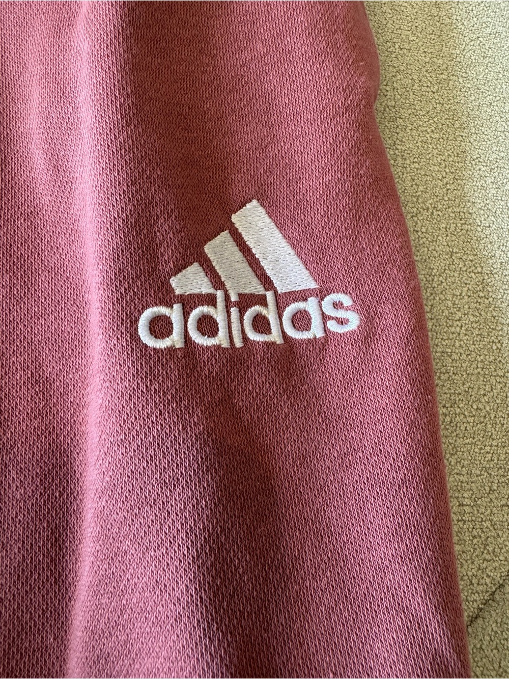 ADIDAS Men’s Rose Mauve Hoodie & Joggers Set - Picture 7 of 9